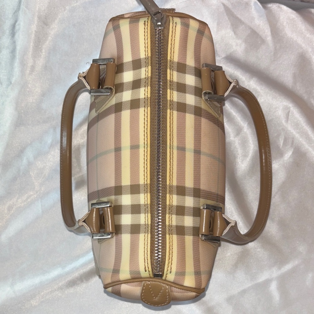 Burberry Pink Nova Check Satchel - Picture 12 of 16